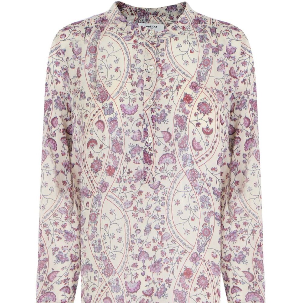 Isabel Marant Etoile brand Mexika Top in Ecru